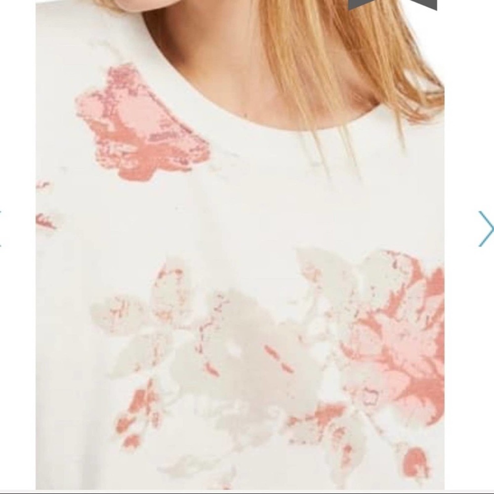 NWT BOHO FREE PEOPLE LONG SLEEVE LIGHT WEIGHT TOP COUNTRY STYLE - Picture 3 of 11